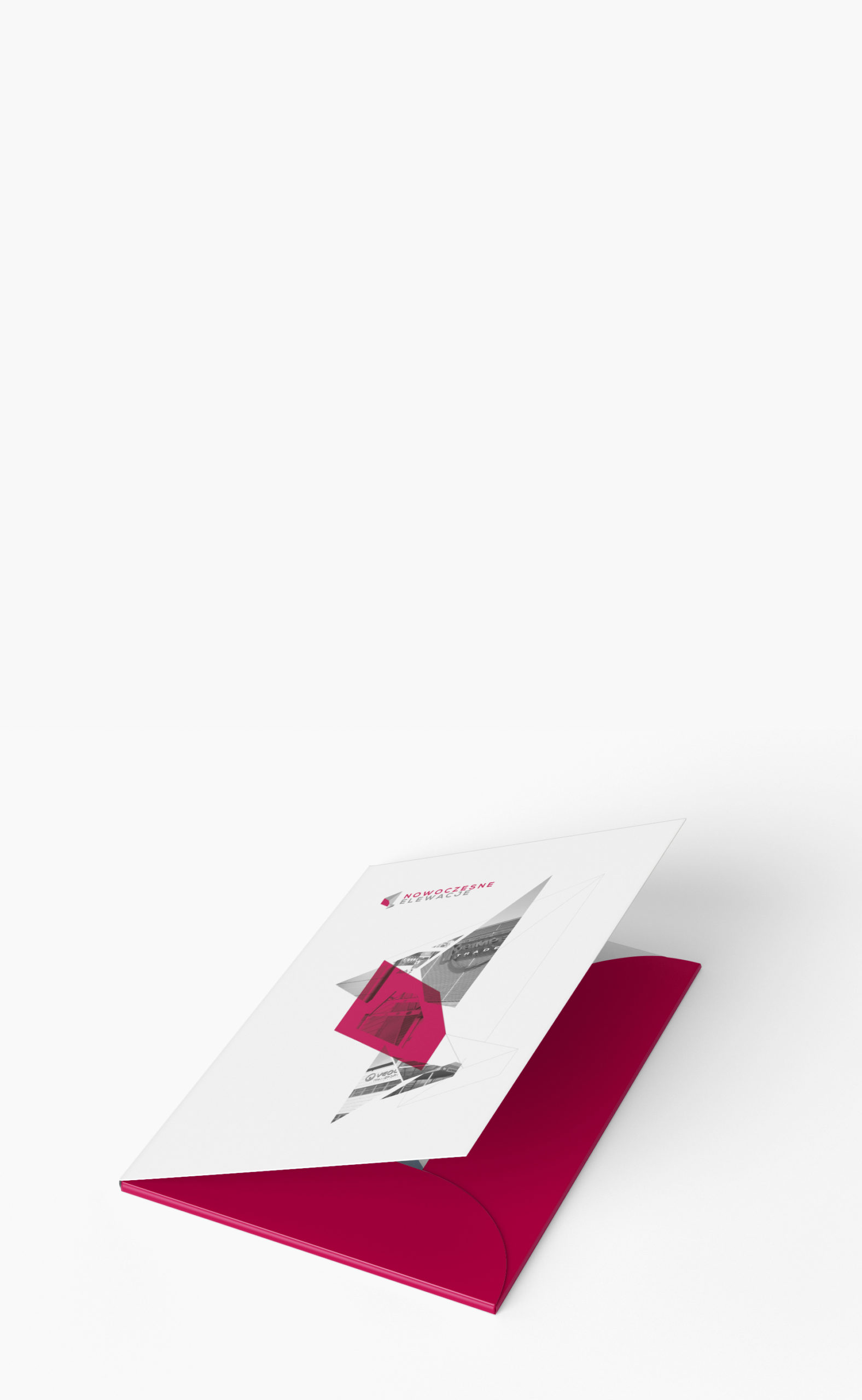 Bi fold leaflet mockup